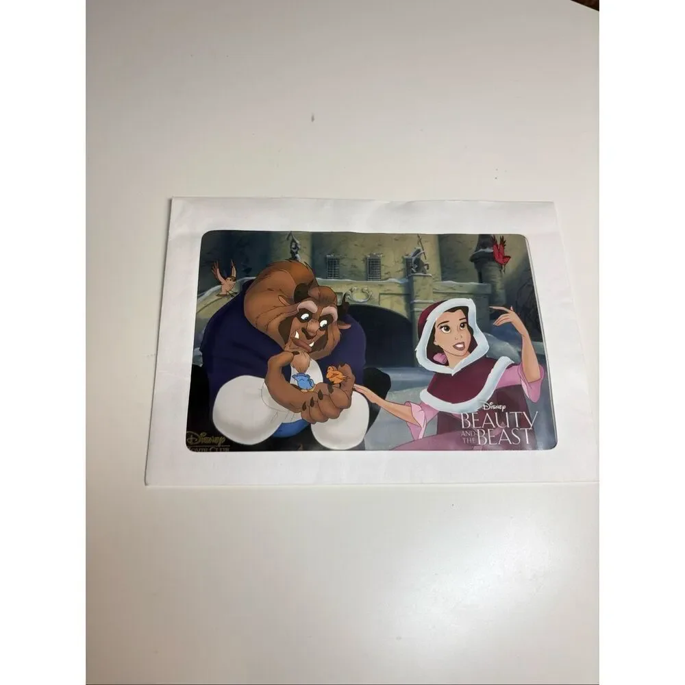 Disney Movie Club Beauty and the Beast 25th Anniversary Print Card 2016